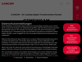 'cancom.de' screenshot