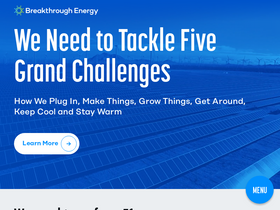 'breakthroughenergy.org' screenshot