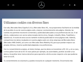 'mercedes-benz.es' screenshot