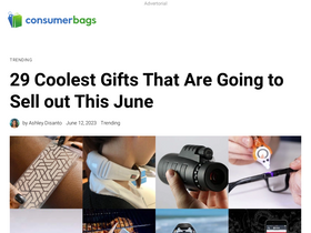 'consumerbags.com' screenshot