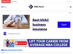 'mbakarlo.com' screenshot