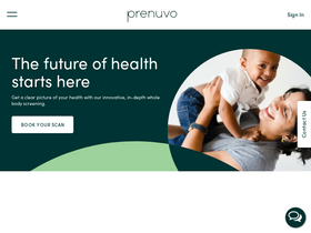 'prenuvo.com' screenshot