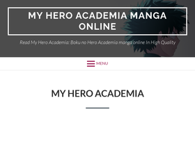 'themyheroacademia.com' screenshot