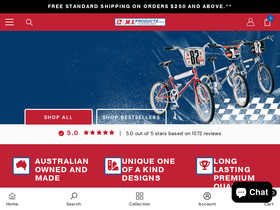 bmxproducts.com.au homepage screenshot