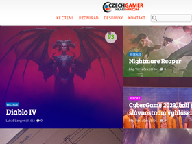 'czechgamer.com' screenshot