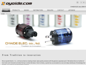 'oyaide.com' screenshot