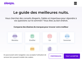 'sleeps.fr' screenshot