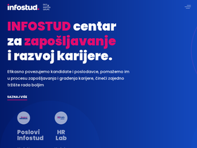'infostud.com' screenshot
