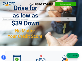 'carcity.com' screenshot