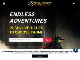 'ridenow.com' screenshot