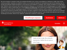 'kreissparkasse-ravensburg.de' screenshot