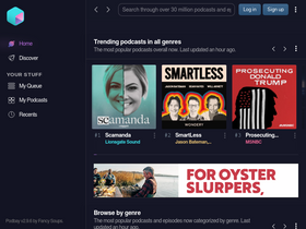 'podbay.fm' screenshot
