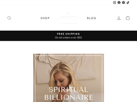 Spiritual Billionaire website screenshot