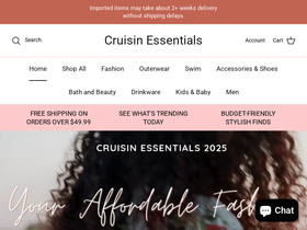 cruisinessentials.com homepage screenshot