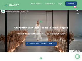 'manufy.com' screenshot