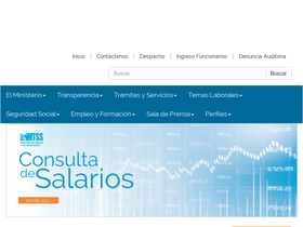 'mtss.go.cr' screenshot