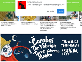 'istriaterramagica.eu' screenshot