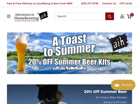 'homebrewing.org' screenshot