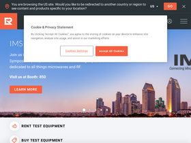'electrorent.com' screenshot