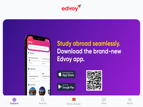 'edvoy.com' screenshot
