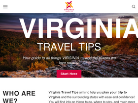 'virginiatraveltips.com' screenshot