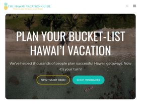 'thehawaiivacationguide.com' screenshot