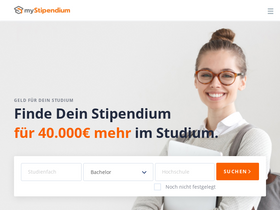 'mystipendium.de' screenshot