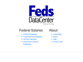 'fedsdatacenter.com' screenshot