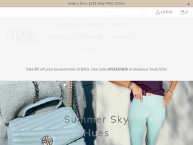 'gungoddess.com' screenshot