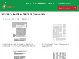 'docksci.com' screenshot