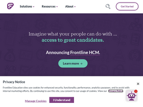 'frontlineeducation.com' screenshot