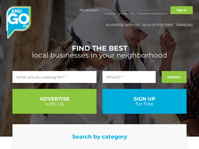 'anugo.ca' screenshot