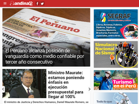 'andina.pe' screenshot