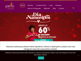 'pellomenos.com.br' screenshot