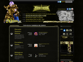 'saintseiyaforos.net' screenshot