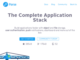 'parseplatform.org' screenshot