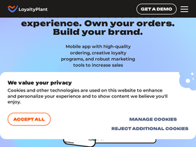 'loyaltyplant.com' screenshot