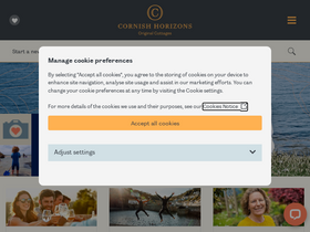 'cornishhorizons.co.uk' screenshot
