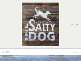 shopsaltydog.com homepage screenshot