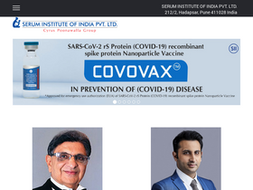 'seruminstitute.com' screenshot