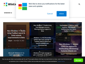 'thewincentral.com' screenshot