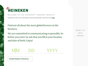 'heinekenusa.com' screenshot