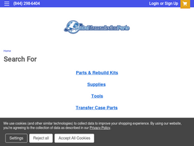 'globaltransmissionparts.com' screenshot