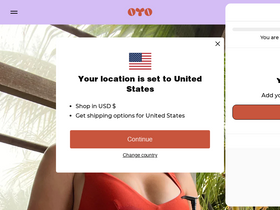 Oyo Skincare website screenshot