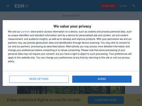 'esmmagazine.com' screenshot