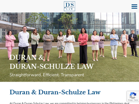 'duranschulze.com' screenshot