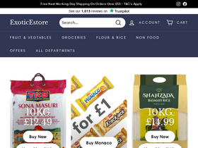'exoticestore.com' screenshot