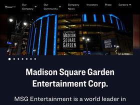 'msgentertainment.com' screenshot