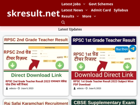 'skresult.net' screenshot