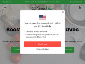 'cuisamix.com' screenshot